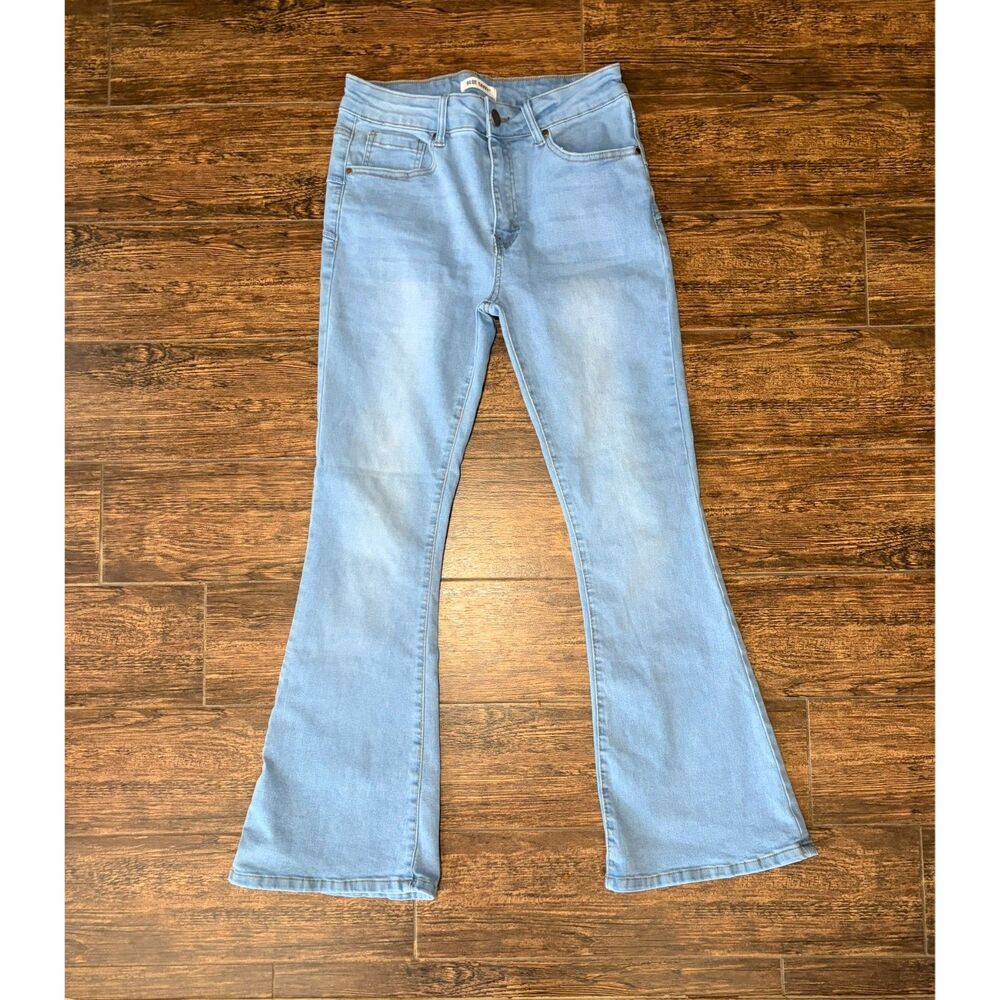 Blue Savvy Light Wash High-Rise Flare Jeans - 9/29